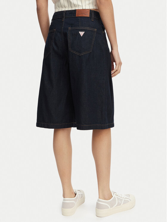 Guess Jeans Guess Jeans Bermuda nadrág W6GDY5 D7971 Sötétkék Bermuda Fit