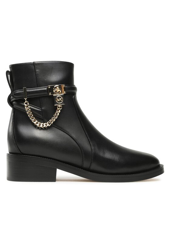 MICHAEL Michael Kors MICHAEL Michael Kors Μποτάκια Hamilton Flat Bootie 40F3HAME5L Μαύρο