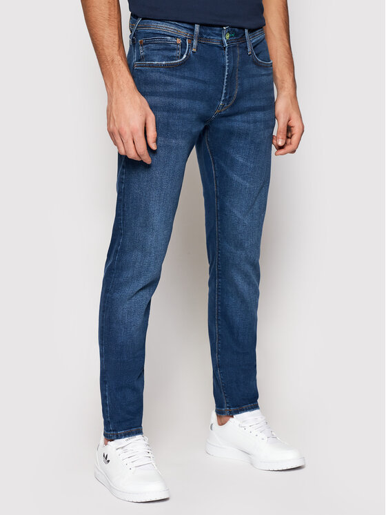 Pepe Jeans Džinsai Stanley PM201705 Tamsiai mėlyna Slim Fit • Modivo.lt