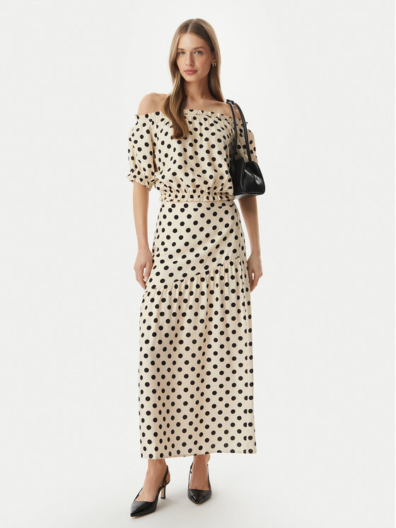 Morgan Morgan Bluza 261-OVITA Bež Regular Fit