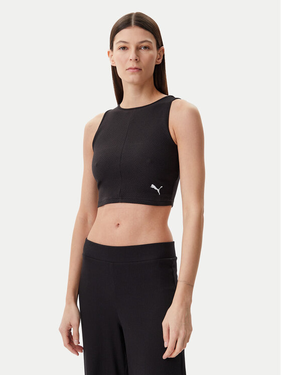 Puma Puma Felső Ess 629765 Fekete Slim Fit