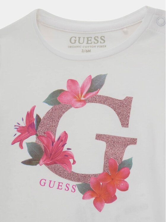 Guess Kids Guess Kids Tank top 172755 Biały Classic Fit