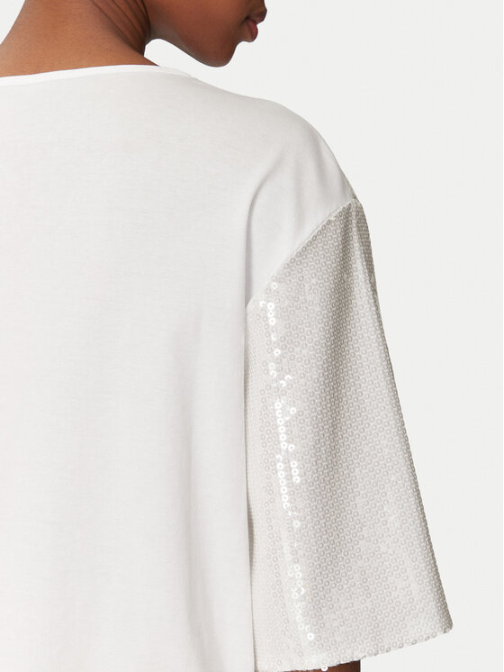 Marella Marella T-särk Gardone 2513971024 Ekrüüvärv Boxy Fit
