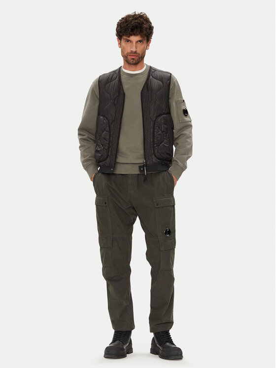 C.P. Company C.P. Company Kamizelka 19CMVE049A110158A Czarny Regular Fit