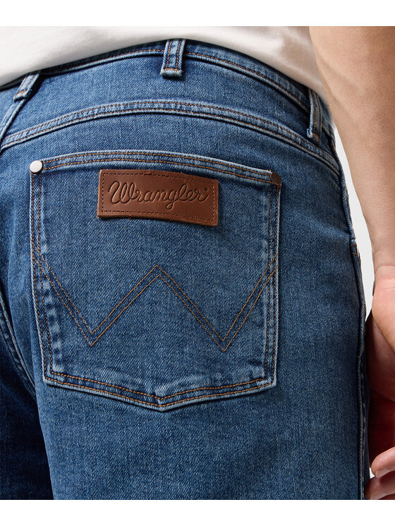 Wrangler Wrangler Szorty jeansowe 112350662 Niebieski Regular Fit