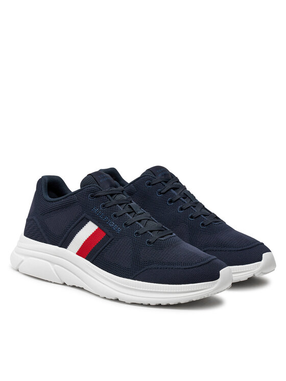 Tommy Hilfiger Tommy Hilfiger Tenisice Modern Runner Knit Evo Ess FM0FM05245 Tamnoplava