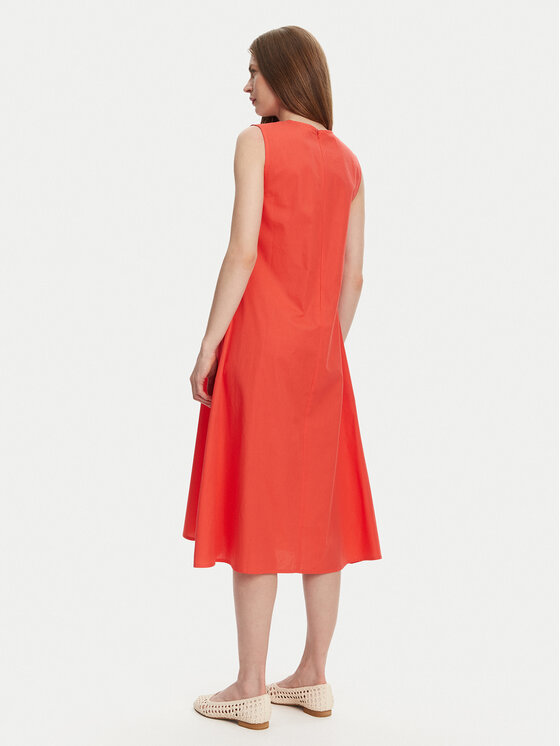 Selmark Selmark Літня сукня BL495 Кораловий Regular Fit