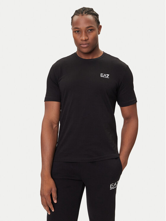 EA7 Emporio Armani EA7 Emporio Armani T-Shirt 7M000567 AF10375 MC001 Černá Regular Fit