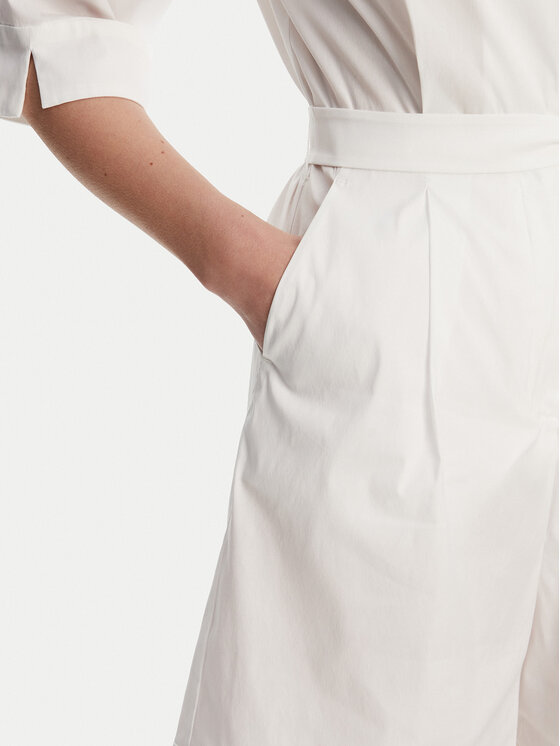 Max Mara Beachwear Max Mara Beachwear Jumpsuit Canard 2516241019 Bianco Regular Fit