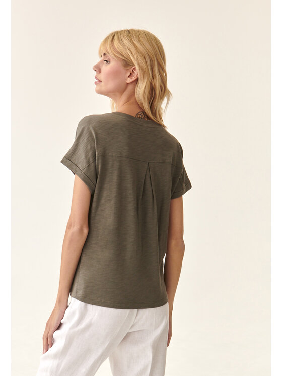 TATUUM TATUUM Bluzka SLIBI Khaki Classic Fit