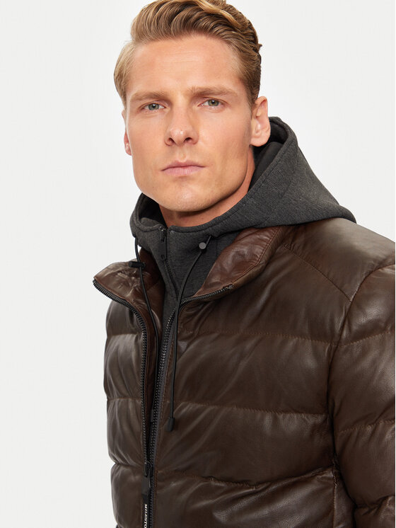 Milestone Milestone Μπουφάν χειμωνιάτικο Callisto 431019 60300 Καφέ Regular Fit