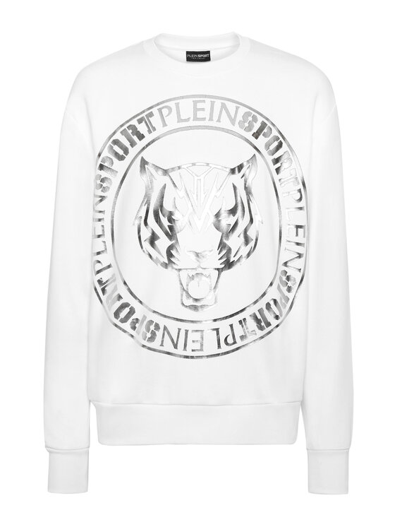 Plein Sport Plein Sport Longsleeve 473 Bianco Regular Fit