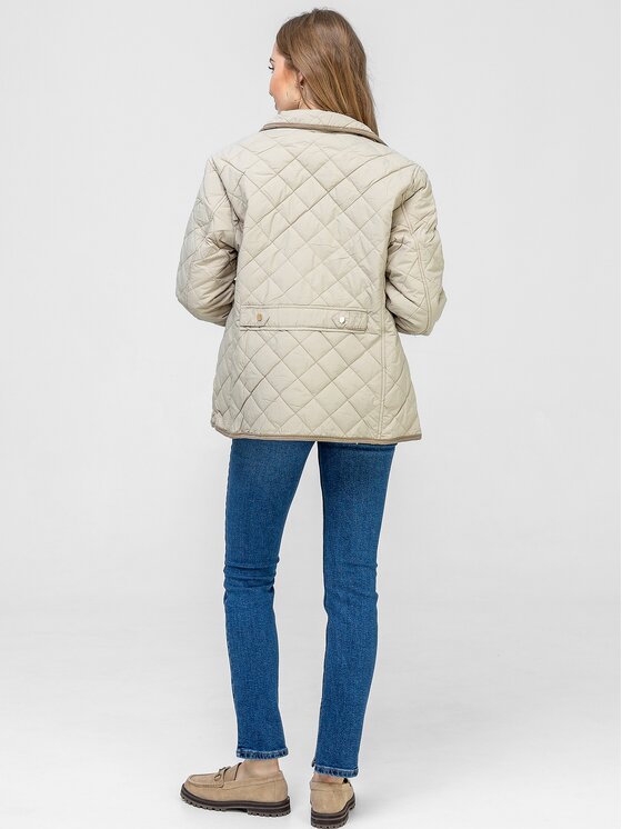 Perso Perso Bunda pro přechodné období BLE260882F Béžová Regular Fit