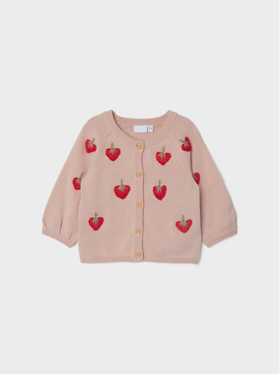 NAME IT NAME IT Pletena jopica 13216306 Roza Regular Fit