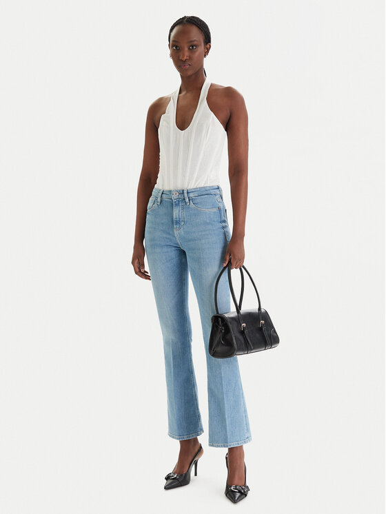 Guess Guess Jeans hlače W6RA0L D6882 Modra