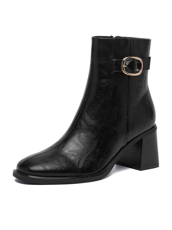 JENNY JENNY Botki CEO-LI2544-1 Czarny
