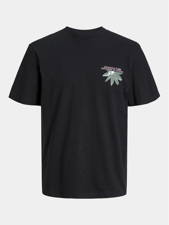 Jack&Jones Junior Jack&Jones Junior T-shirt Tampa 12254032 Crna Loose Fit