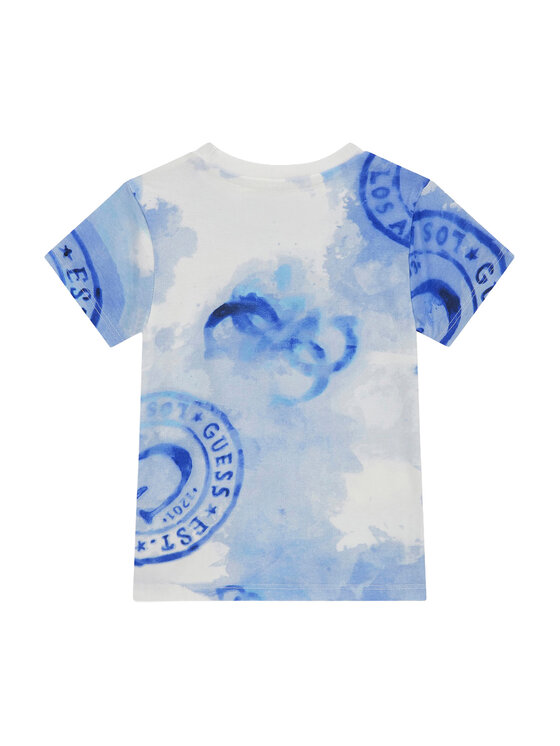 Guess Guess T-shirt N6GI02 K8HM4 Blu Regular Fit