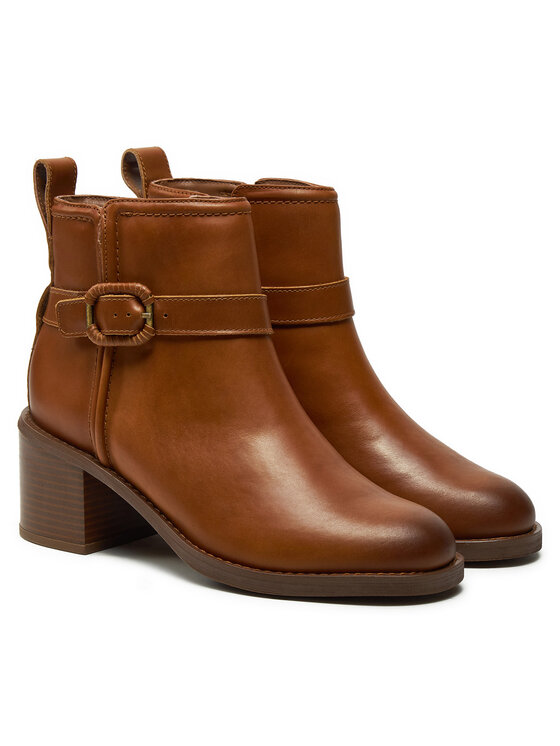 Clarks Clarks Μποτάκια Chamberly Trim 26178834 Καφέ