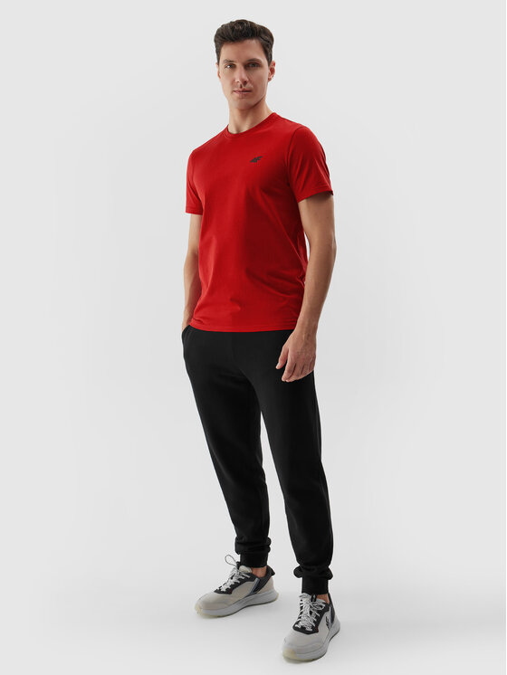 4F 4F T-shirt 4FWSS24TTSHM1154 Bordeaux Regular Fit