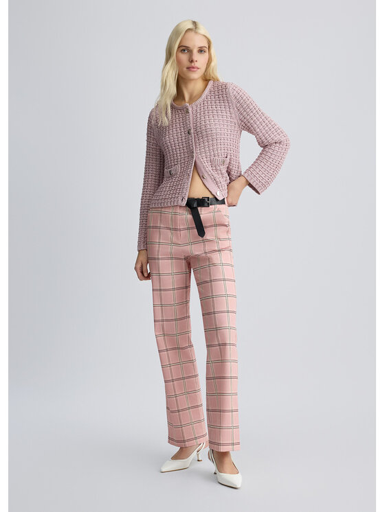 Liu Jo Liu Jo Pantaloni di tessuto WA5127T2627M9492 Rosa Regular Fit