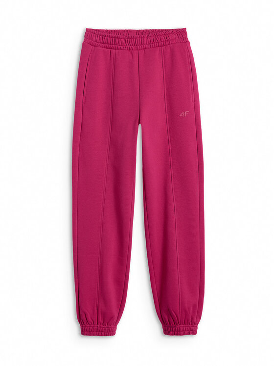 4F 4F Spodnie dresowe BASIC+ Różowy Regular Fit