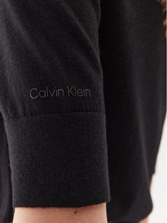 Calvin Klein Calvin Klein Bluzka K20K205735 Czarny Slim Fit
