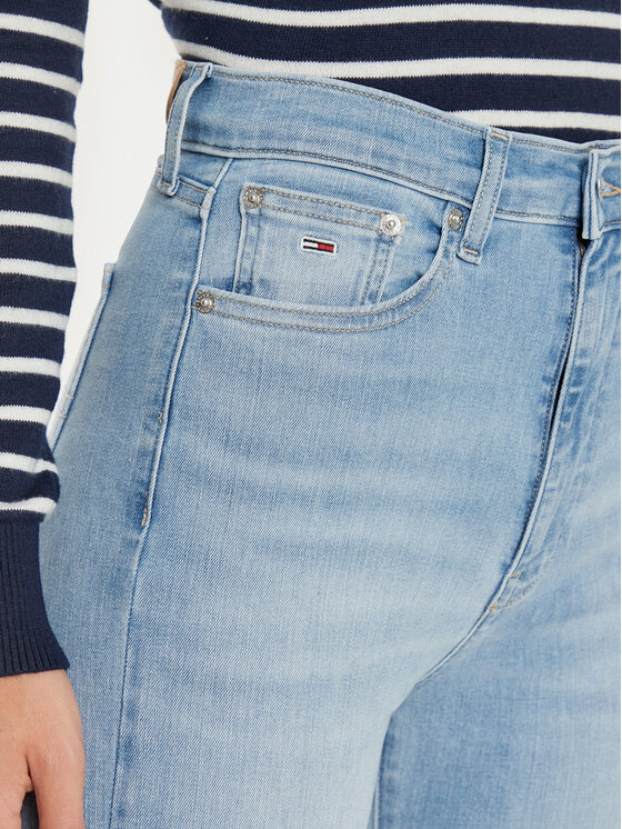 Tommy Jeans Tommy Jeans Jeansy Sylvia DW0DW19598 Niebieski Flare Fit