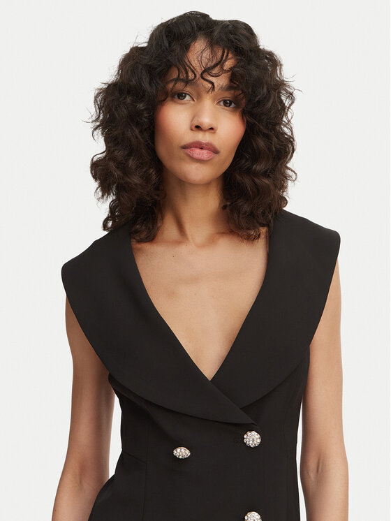 Artigli Artigli Коктейлна рокля ACAB004864 Черен Regular Fit