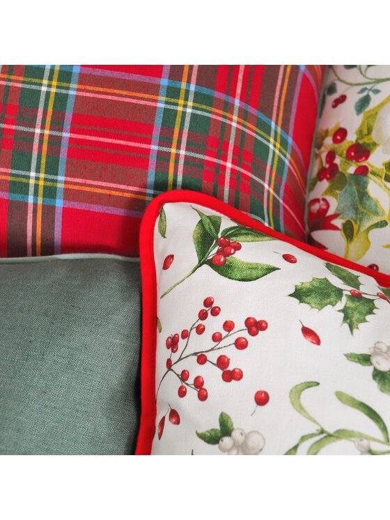 Roseberry Home Roseberry Home Poszewka dekoracyjna Very Merry Christmas Czerwony