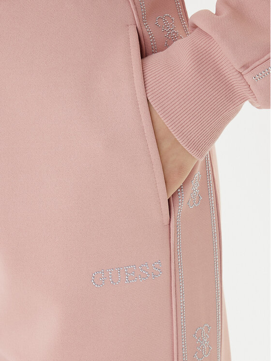 Guess Guess Donji dio trenerke V5BB23 KCX22 Ružičasta Regular Fit