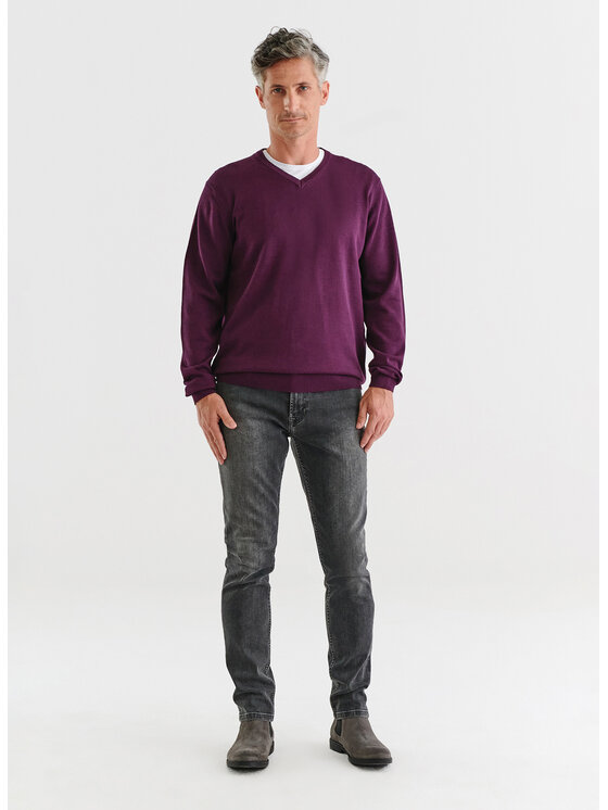 Pako Lorente Pako Lorente Sweter P23WB-2X-011 Fioletowy Classic Fit