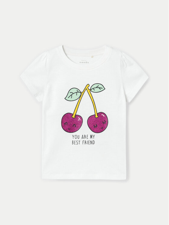 NAME IT NAME IT T-shirt Vibeke 13228146 Bijela Regular Fit