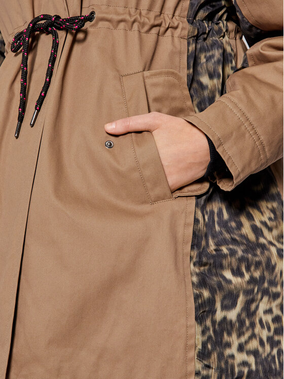 PINKO Pinko Parka Byway 1G16B1 Y75Q Braun Regular Fit