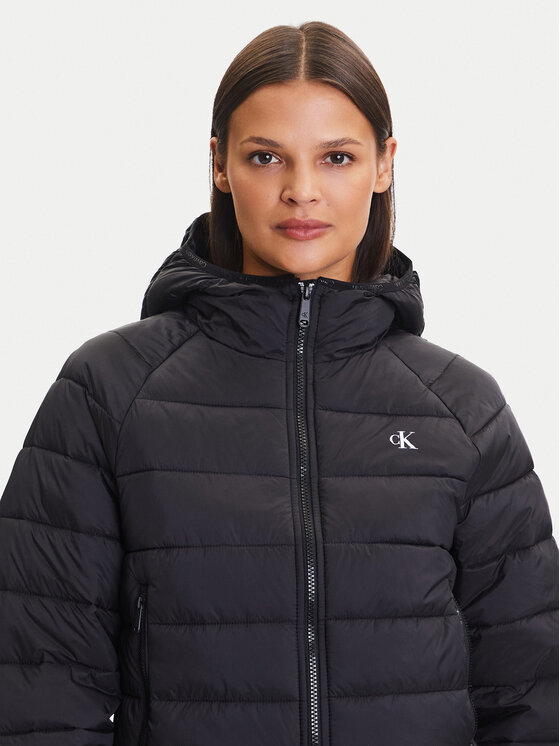 Calvin Klein Jeans Calvin Klein Jeans Μπουφάν μεταβατικό LV047C510G Μαύρο Regular Fit