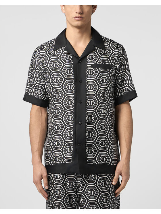 PHILIPP PLEIN PHILIPP PLEIN Koszula 30485 Czarny Regular Fit