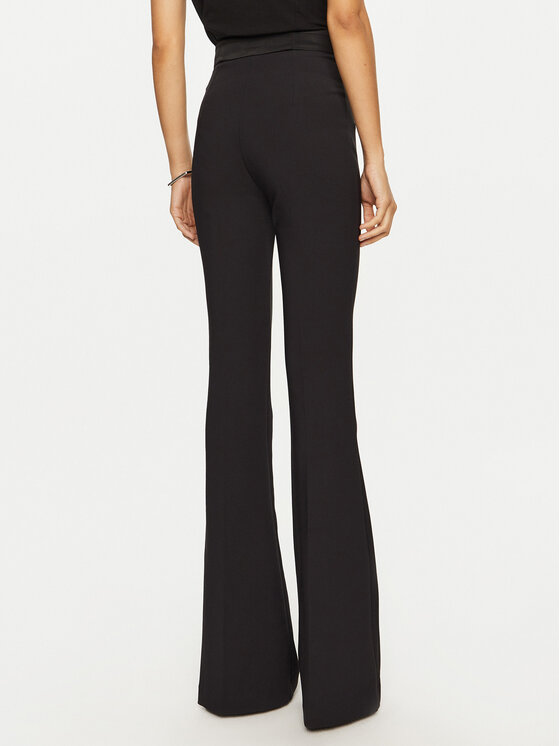 Elisabetta Franchi Elisabetta Franchi Kalhoty z materiálu PA-050-47E2-V860 Černá Regular Fit
