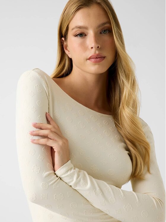 Guess Guess Marškinėliai 180411 Balta Classic Fit