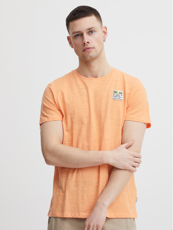Blend Tricou 20715318 Portocaliu Regular Fit