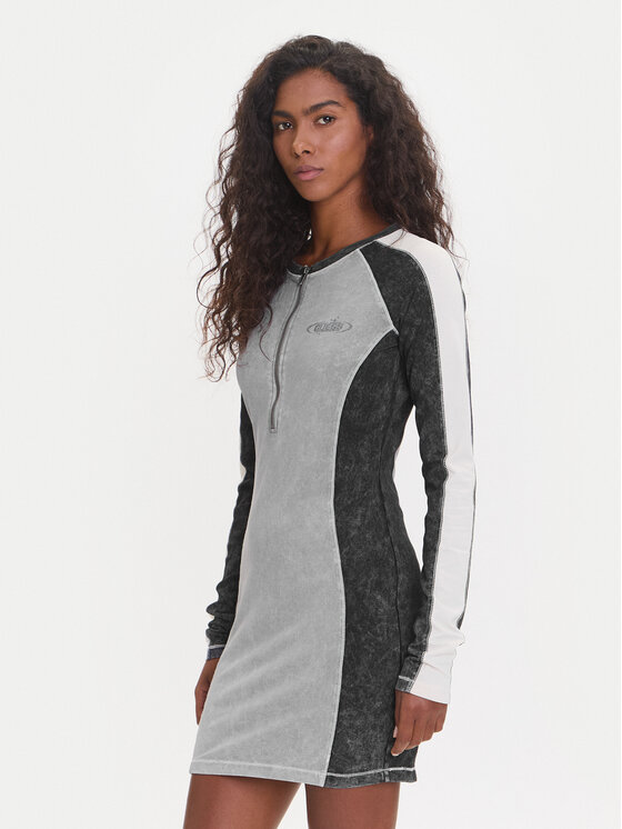 Guess Guess Ежедневна рокля W5YK79 K1D80 Сив Regular Fit