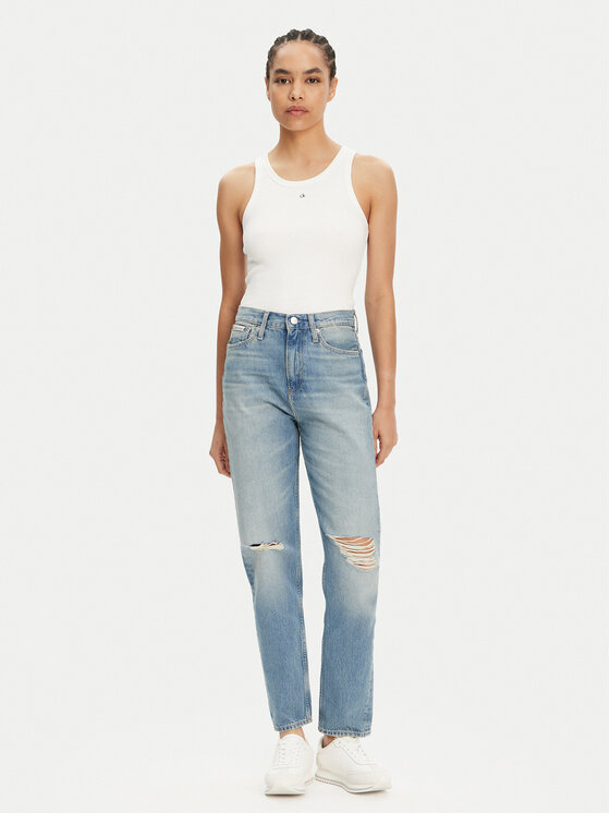 Calvin Klein Jeans Calvin Klein Jeans Džinsai Authentic J20J225124 Mėlyna Straight Fit