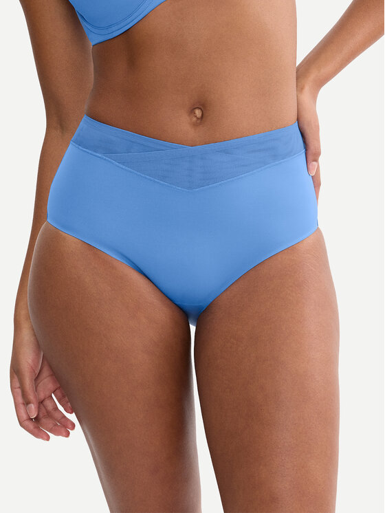 Triumph Triumph Klasické nohavičky s vysokým pásom True Shape Sensation 10218231 Modrá