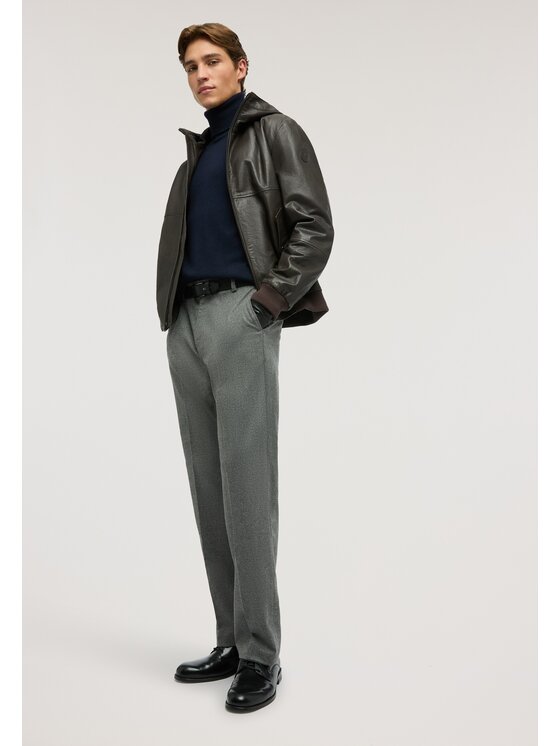 Trussardi Trussardi Spodnie materiałowe P709M900308N027 Szary Regular Fit