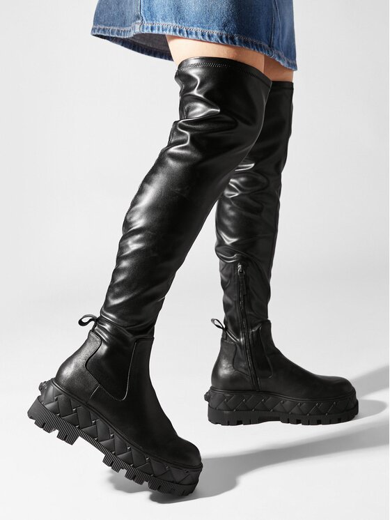 Kurt Geiger Kurt Geiger Kozačky London 9353500109 Černá