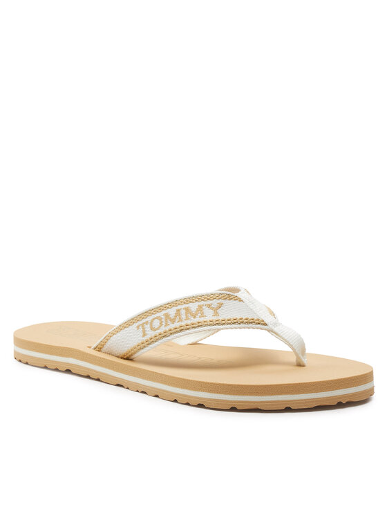 Tommy Hilfiger Tommy Hilfiger Japonki Hilfiger Beach Sandal FW0FW07905 Beżowy