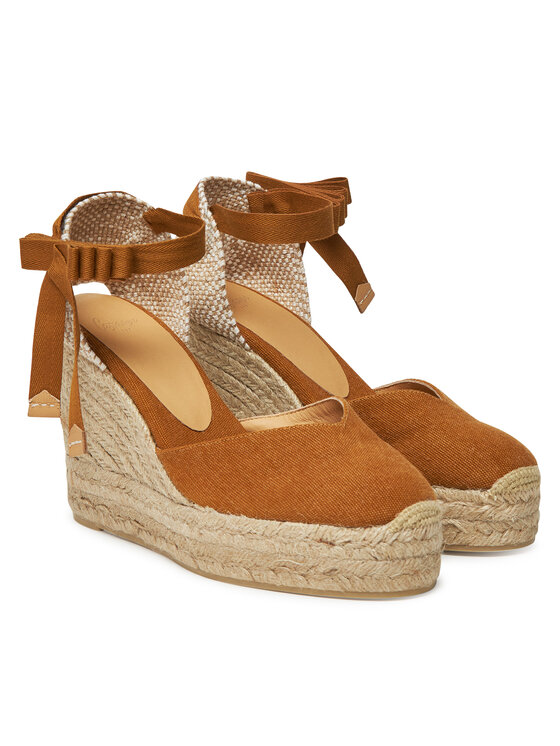 Castañer Castañer Espadryle Chiara/8Ed/002 021668 Brązowy