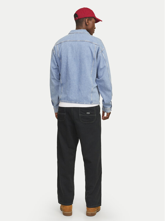 Jack & Jones Jack & Jones Bavlnené nohavice Owen 12273515 Čierna Baggy Fit
