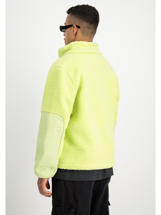 Alpha Industries Alpha Industries Kurtka outdoor Sherpa Zip-Jacket Żółty Regular Fit