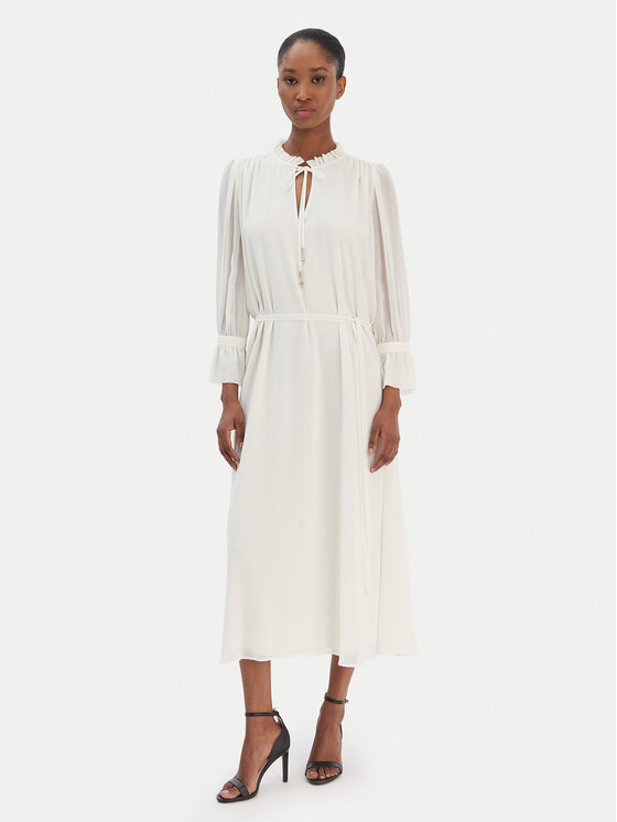 JOOP! JOOP! Každodenní šaty Dinah2 30100718 Écru Regular Fit