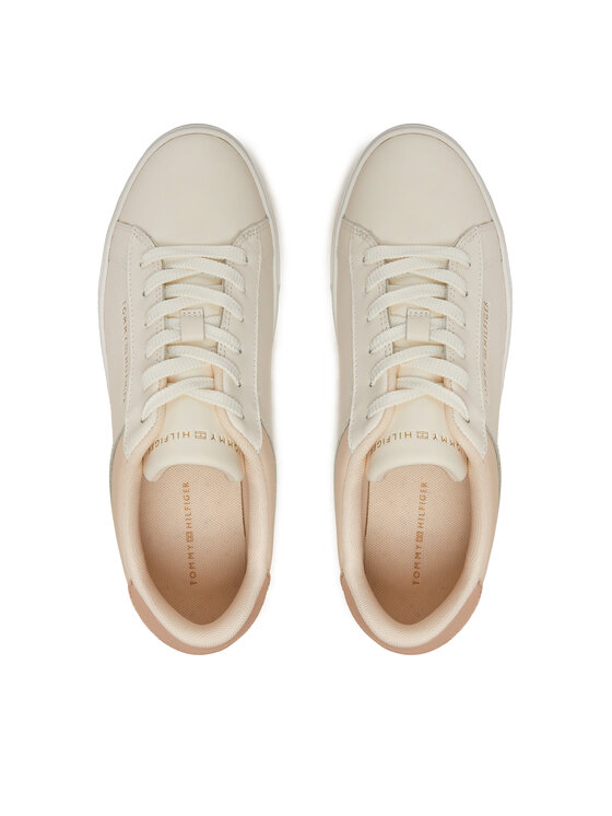 Tommy Hilfiger Tommy Hilfiger Сникърси Essential Court FW0FW08320 Бежов